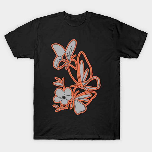 butterfly T-Shirt by artby-shikha